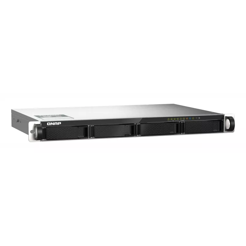 QNAP TS-435XEU NAS stelažinis (1U) Marvell CN9131 4 GB DDR4 0 TB QNAP QTS juoda, pilka