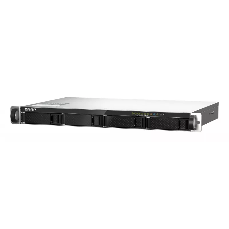 QNAP TS-435XEU NAS stelažinis (1U) Marvell CN9131 4 GB DDR4 0 TB QNAP QTS juoda, pilka
