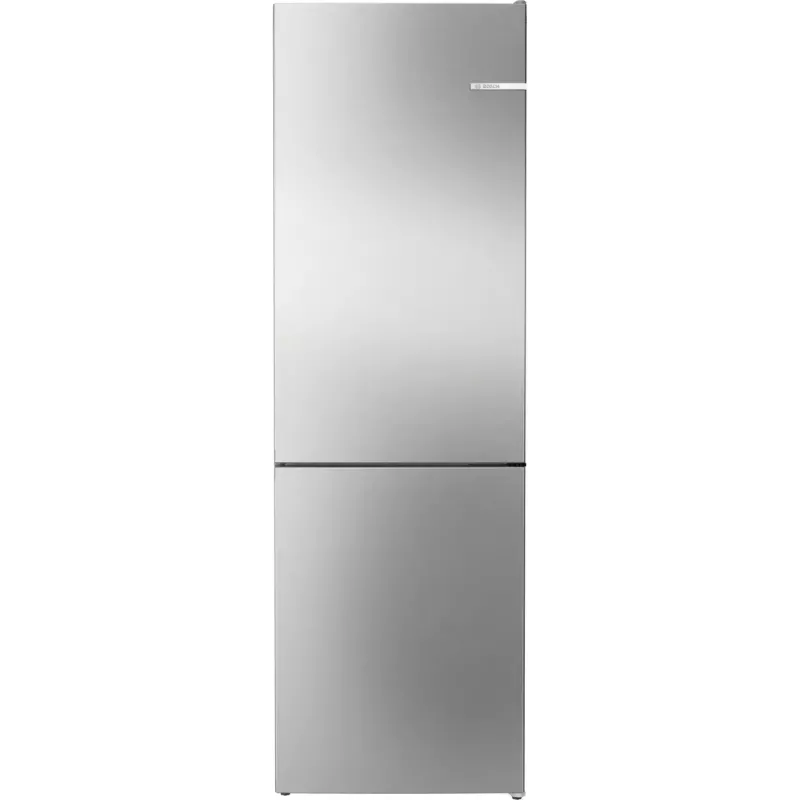 Šaldytuvas-šaldiklis Bosch Serie 4 KGN362IDF, laisvai pastatomas, 321 L bendras (218 L šaldytuvas / 103 L šaldiklis), nerūdijantis plienas, apatinis šaldiklis