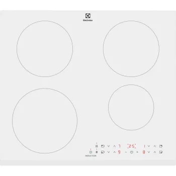 Electrolux LIR60430BW Balta įmontuojama 60 cm zoninė indukcinė kaitlentė 4 zonos