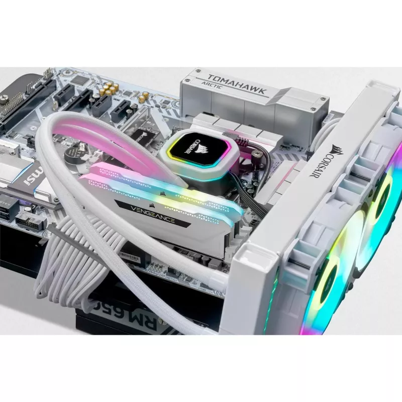 CORSAIR atmintis 32GB DDR4 3200MHz C16 (2x16GB) Vengeance RGB Pro balta