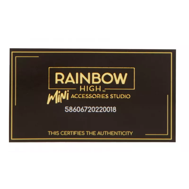 Rainbow High Accessories Studio Series 1, H Assortment in PDQ Doll bag
