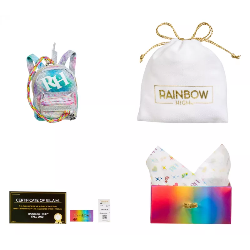 Rainbow High Accessories Studio Series 1, H Assortment in PDQ Doll bag
