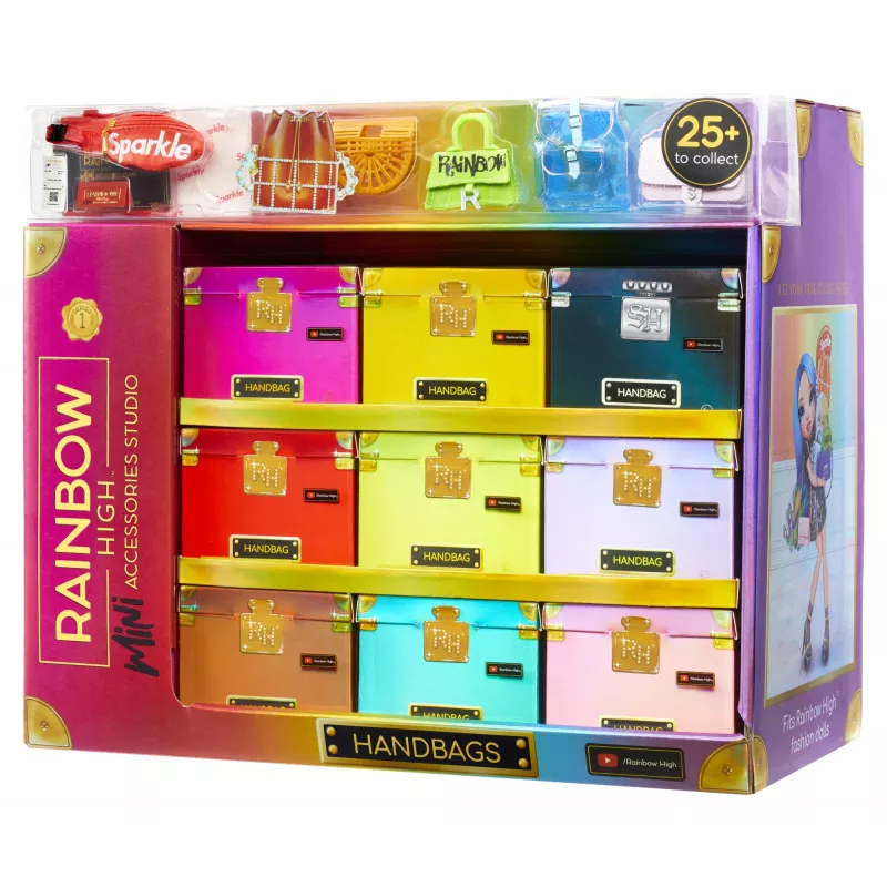 Rainbow High Accessories Studio Series 1, H Assortment in PDQ Doll bag