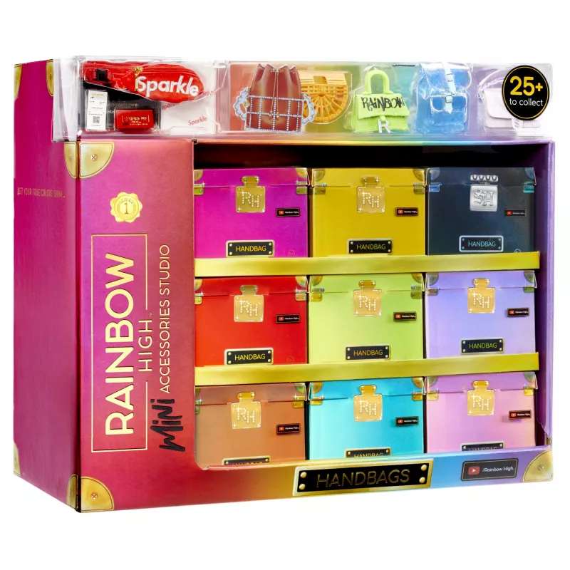 Rainbow High Accessories Studio Series 1, H Assortment in PDQ Doll bag
