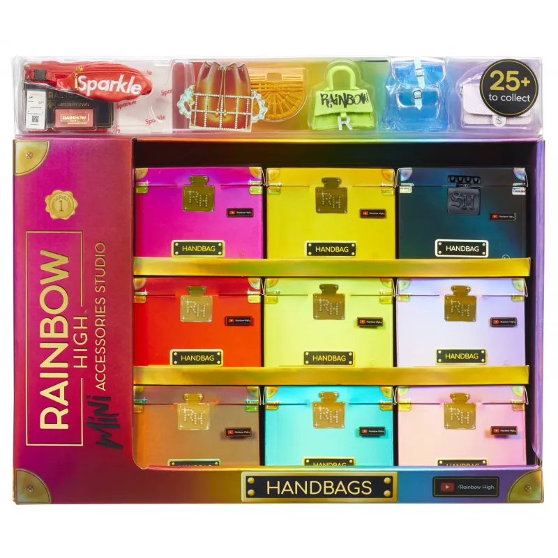 Rainbow High Accessories Studio Series 1, H Assortment in PDQ Doll bag