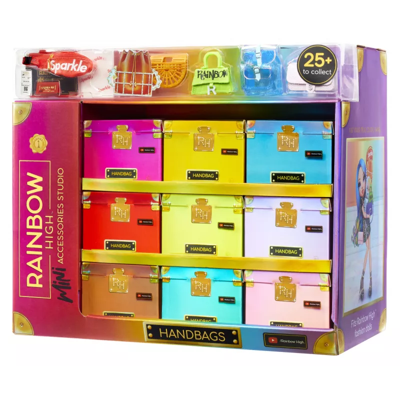 Rainbow High Accessories Studio Series 1, H Assortment in PDQ Doll bag