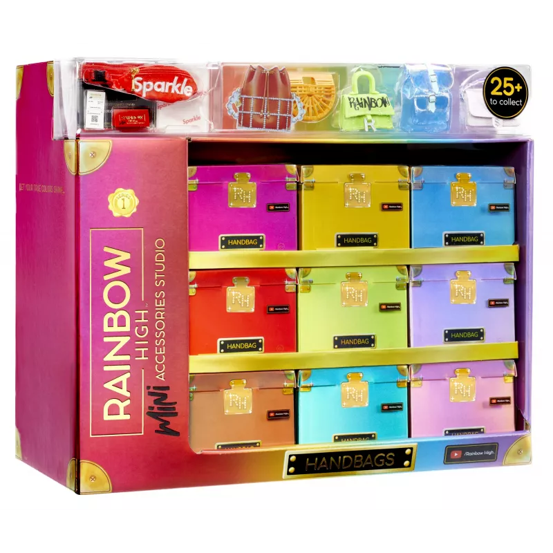 Rainbow High Accessories Studio Series 1, H Assortment in PDQ Doll bag