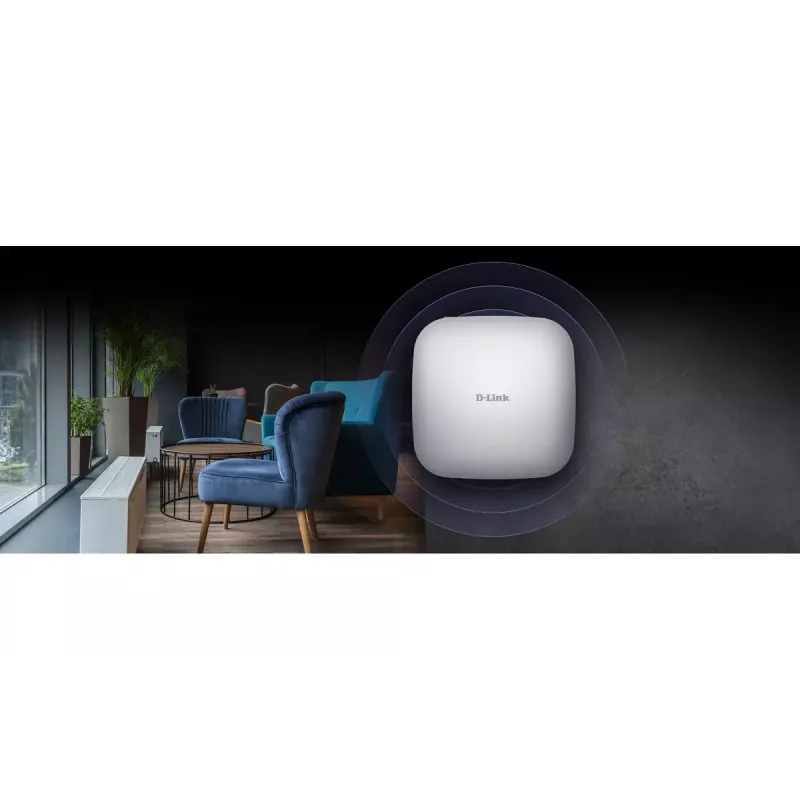 D-Link AX1800 Wi-Fi 6 Dual-Band PoE prieigos taškas