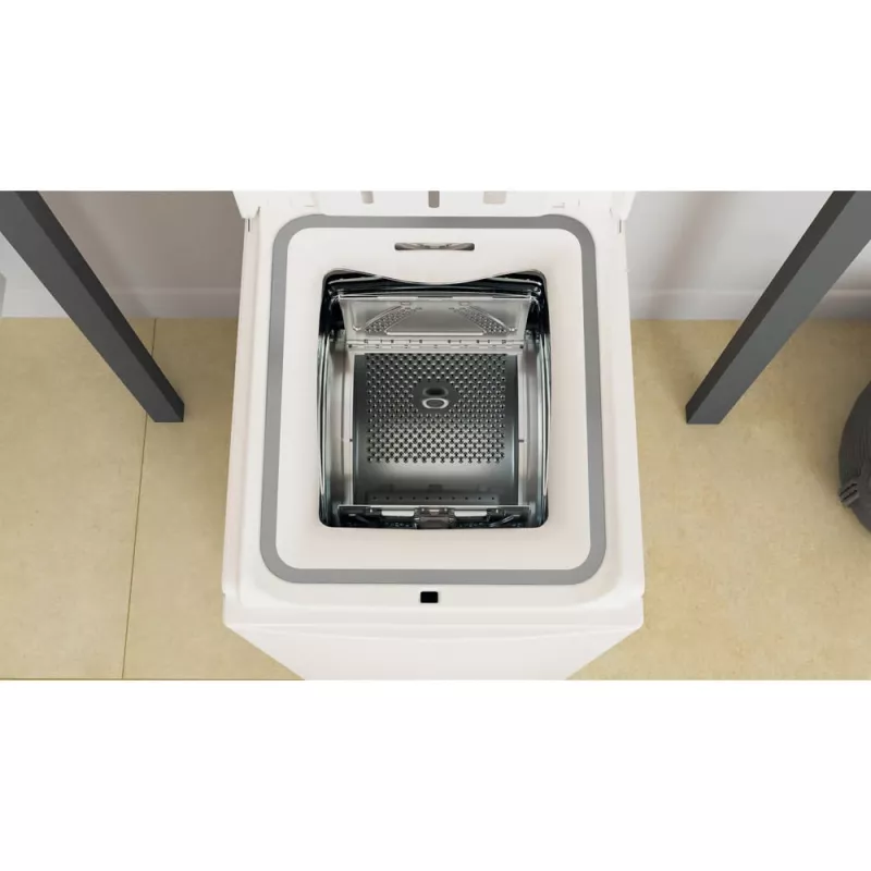 Whirlpool TDLR 6040L PL/N laisvai pastatoma viršutinio pakrovimo skalbimo mašina, 6 kg, 1000 aps./min., balta