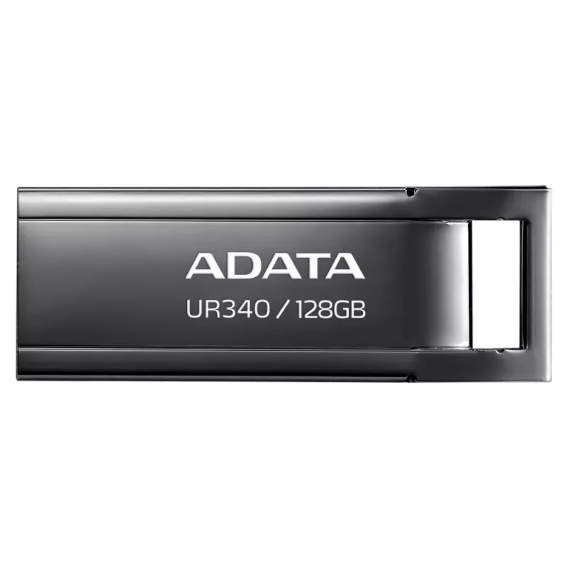 USB atmintinė ADATA UR340 128 GB USB Type-A 3.2 Gen 2, metalinis korpusas, juoda