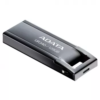 USB atmintinė ADATA UR340 128 GB USB Type-A 3.2 Gen 2, metalinis korpusas, juoda