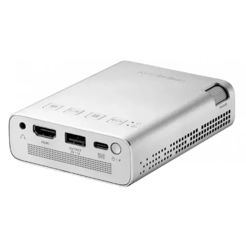 ASUS ZenBeam E1R standartinio atstumo projektorius 200 ANSI liumenų LED WVGA (854x480) sidabrinis