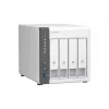 QNAP TS-433 NAS bokštas ARM Cortex-A55 4 GB 0 TB QNAP QTS Baltas