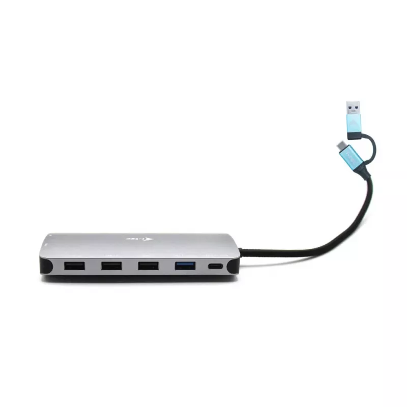 i-tec USB 3.0 USB-C/Thunderbolt 3x Display Metal Nano Dock su LAN + Power Delivery 100 W