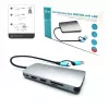 i-tec USB 3.0 USB-C/Thunderbolt 3x Display Metal Nano Dock su LAN + Power Delivery 100 W
