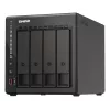 QNAP TS-453E NAS bokštinis Intel® Celeron® J6412 8 GB 0 TB QNAP QTS Juoda