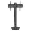 Ant grindų stovintis televizoriaus laikiklis TECHLY ICA-TR27 32–55 colių (81,3–139,7 cm), VESA 100x100–600x400, pakreipimas -15–0°, maks. apkrova 40 kg, juodas