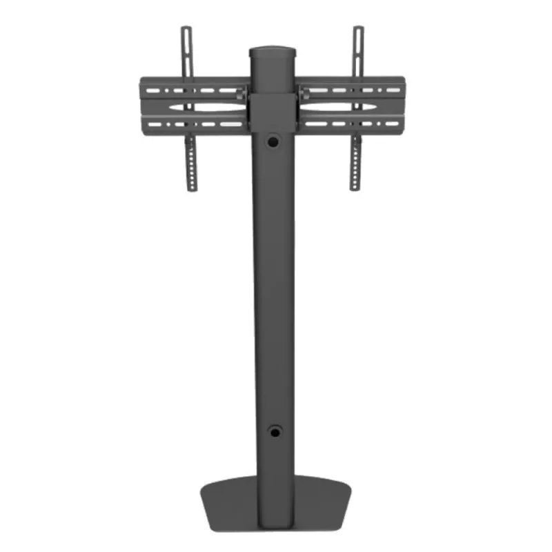 Ant grindų stovintis televizoriaus laikiklis TECHLY ICA-TR27 32–55 colių (81,3–139,7 cm), VESA 100x100–600x400, pakreipimas -15–0°, maks. apkrova 40 kg, juodas