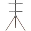 Grindinis televizoriaus laikiklis TECHLY ICA-TR18SAM 45–65 colių (114,3–165,1 cm), VESA 200x200–600x400, talpa 32 kg, riešutmedžio spalvos
