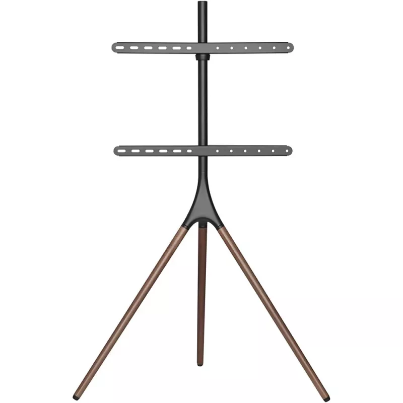 Grindinis televizoriaus laikiklis TECHLY ICA-TR18SAM 45–65 colių (114,3–165,1 cm), VESA 200x200–600x400, talpa 32 kg, riešutmedžio spalvos