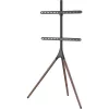 Grindinis televizoriaus laikiklis TECHLY ICA-TR18SAM 45–65 colių (114,3–165,1 cm), VESA 200x200–600x400, talpa 32 kg, riešutmedžio spalvos