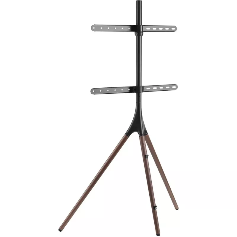Grindinis televizoriaus laikiklis TECHLY ICA-TR18SAM 45–65 colių (114,3–165,1 cm), VESA 200x200–600x400, talpa 32 kg, riešutmedžio spalvos