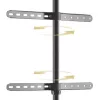 Grindinis televizoriaus laikiklis TECHLY ICA-TR18SAM 45–65 colių (114,3–165,1 cm), VESA 200x200–600x400, talpa 32 kg, riešutmedžio spalvos