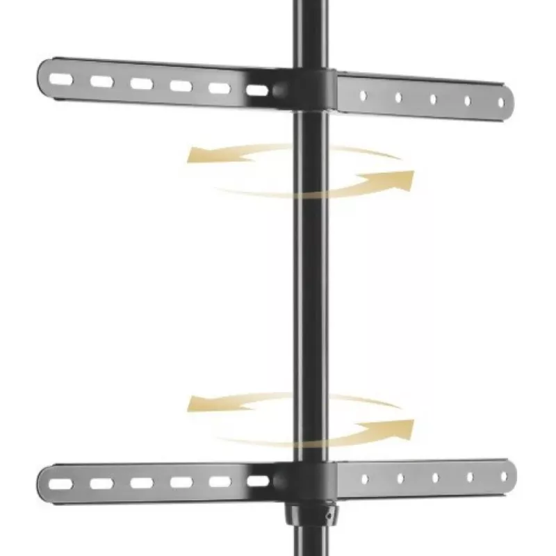 Grindinis televizoriaus laikiklis TECHLY ICA-TR18SAM 45–65 colių (114,3–165,1 cm), VESA 200x200–600x400, talpa 32 kg, riešutmedžio spalvos