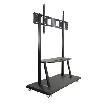 Nešiojamas grindų stovas TECHLY Signage Display Mount ICA-TR31 55–120 colių ekranams, VESA 1200x600, maks. apkrova 150 kg, juodas