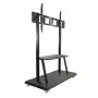 Nešiojamas grindų stovas TECHLY Signage Display Mount ICA-TR31 55–120 colių ekranams, VESA 1200x600, maks. apkrova 150 kg, juodas