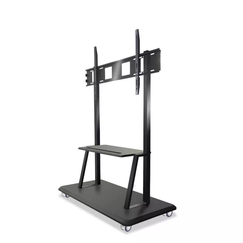 Nešiojamas grindų stovas TECHLY Signage Display Mount ICA-TR31 55–120 colių ekranams, VESA 1200x600, maks. apkrova 150 kg, juodas