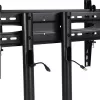Stovo montavimas ant grindų TECHLY ICA-TR16T 37–70 colių ekranams, VESA 200x200–600x400, iki 50 kg, reguliuojamas aukštis, ratukai, pasvirimas ±10° (juodas)