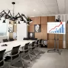 Stovo montavimas ant grindų TECHLY ICA-TR16T 37–70 colių ekranams, VESA 200x200–600x400, iki 50 kg, reguliuojamas aukštis, ratukai, pasvirimas ±10° (juodas)