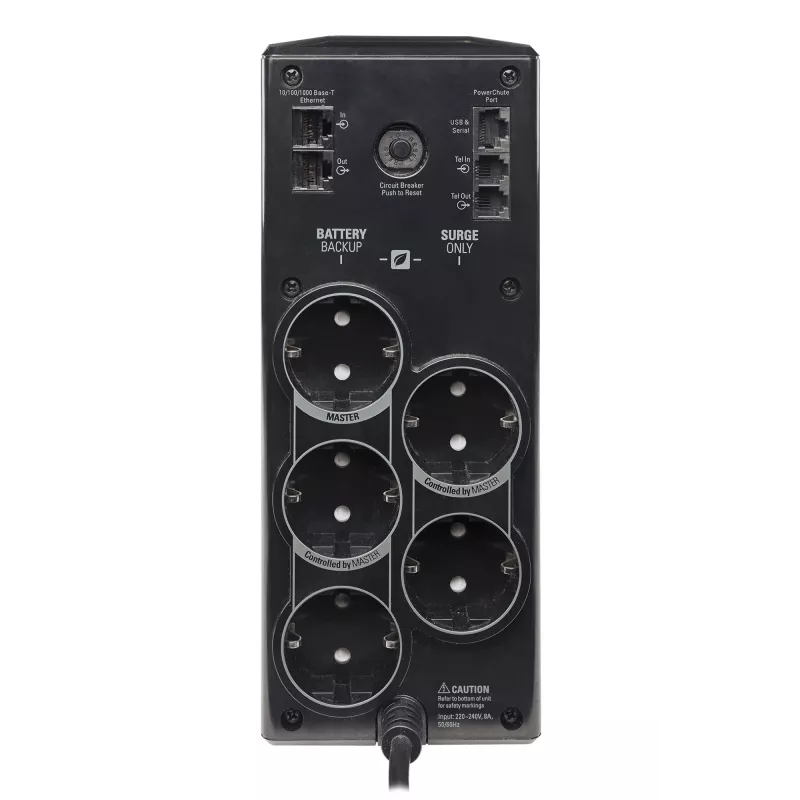 APC Back-UPS PRO BR900G-GR - 900VA, 5x Schuko lizdai, USB, linijinis interaktyvus, 0,9 kVA, 540 W, 156 V, 300 V, 50/60 Hz