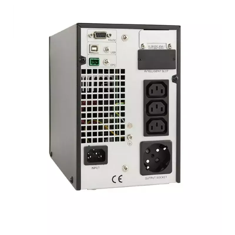 Gembird EG-UPSO-1000 UPS dvigubos konversijos 1 kVA 900 W 4 kintamosios srovės lizdai