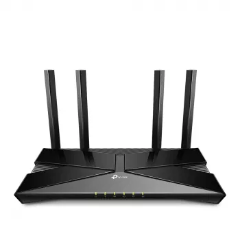 TP-Link AX1800 Dual Band Wi-Fi 6 maršrutizatorius, Wi-Fi 6 (802.11ax), Dviejų juostų (2,4 GHz / 5 GHz), Ethernet LAN, Juodas, Stalinis maršrutizatorius