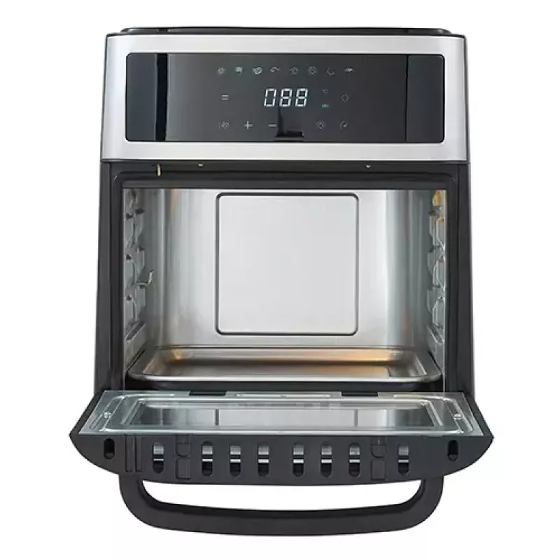 Karšto oro gruzdintuvė orkaitė Adler AD 6309 13 L 2500 W juoda/sidabrinė, jutiklinis valdymas, rotiserija