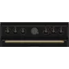 Gorenje GECS6B71CLB Laisvai pastatoma viryklė Elektrinė Keraminė kaitlentė Juoda
