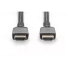 DIGITUS 8K PREMIUM HDMI 2.1 jungiamasis kabelis su paauksuotais kontaktais, palaiko 8K/60Hz 1m