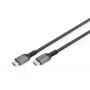 DIGITUS 8K PREMIUM HDMI 2.1 laidas 3m, aliuminio korpusas, auksu dengti kontaktai, palaiko 8K/60Hz