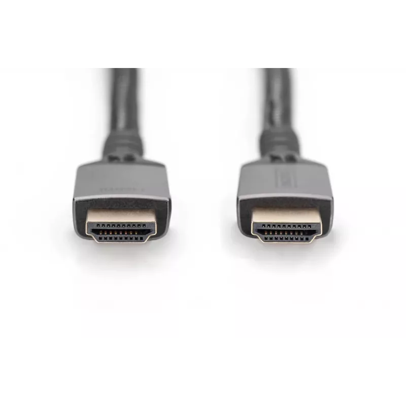 DIGITUS 8K PREMIUM HDMI 2.1 laidas 3m, aliuminio korpusas, auksu dengti kontaktai, palaiko 8K/60Hz