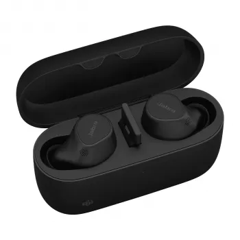 Jabra Evolve2 Buds - USB-A MS, belaidžiai, biurui/skambučių centrui, 5,4 g, ausinės, juodos