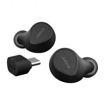 Jabra Evolve2 Buds - USB-C MS belaidžio įkrovimo pagalvėlė, tikrai belaidis stereo (TWS), skambučiai/muzika, 5,4 g, ausinės, juoda