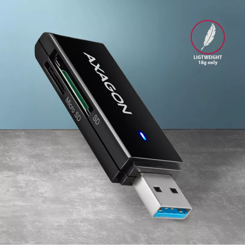 Card Reader Axagon CRE-S2N USB 3.2 Gen 1 Type-A Juoda