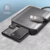 „Axagon CRE-S3“ išorinis USB-A 3.2 Gen 1 3 lizdų ir LUN SD/microSD/CF kortelių skaitytuvas USB 3.2 Gen 1 (3.1 Gen 1) Type-A pilka