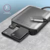 Axagon CRE-S3C Aliumininis didelės spartos USB-C 3.2 Gen 1 atminties kortelių skaitytuvas. 3 lizdai, UHS-II