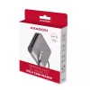 Axagon CRE-S3C Aliumininis didelės spartos USB-C 3.2 Gen 1 atminties kortelių skaitytuvas. 3 lizdai, UHS-II