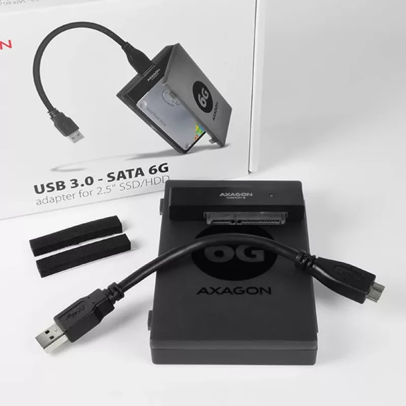Axagon ADSA-1S6 USB 3.0 - 2,5 colio HDD SATA