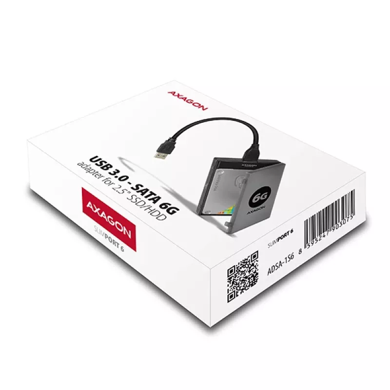Axagon ADSA-1S6 USB 3.0 - 2,5 colio HDD SATA